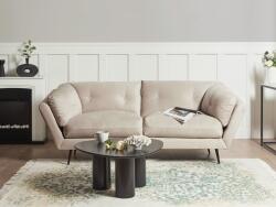 MAXISHOP Italia Collection Canapea cu 3 locuri LENVIK Catifea Bej Canapea