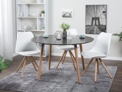 MAXISHOP Italia Collection Masa de dining BOVIO Negru 120 cm 120 cm