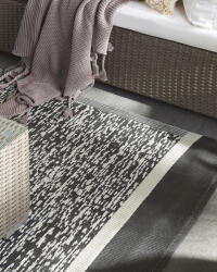MAXISHOP Italia Collection Covor de exterior BALLARI Negru 120 x 180 cm Covor