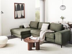 MAXISHOP Italia Collection Coltar cu 4 locuri KIRUNA Verde inchis Dreapta