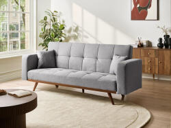 MAXISHOP Italia Collection Canapea extensibila cu 3 locuri HJULBY Gri Canapea