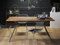 MAXISHOP Italia Collection Masa de dining AMSTERDAM Maro inchis 160 cm 90 cm