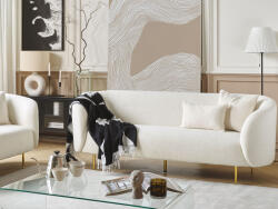 MAXISHOP Italia Collection Canapea cu 3 locuri LOEN Boucle Alb - sanitare-online - 3 802,80 RON Canapea
