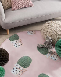 MAXISHOP Italia Collection Covor pentru copii ELDIVAN Roz o 120 cm Covor