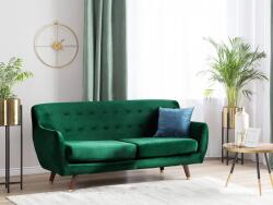 MAXISHOP Italia Collection Canapea cu 3 locuri BODO Catifea Verde smarald Canapea