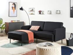 MAXISHOP Italia Collection Coltar cu 2 locuri BREDA Negru Dreapta
