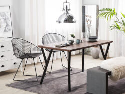 MAXISHOP Italia Collection Masa de dining BRAVO Maro inchis 140 cm 80 cm