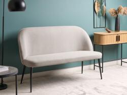 MAXISHOP Italia Collection Banca tapitata cu 2 locuri OSBY Gri deschis