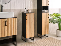 Maxishop Dulap de baie MISCANTI Lemn de bambus 30 cm Maro deschis - sanitare-online - 538,80 RON