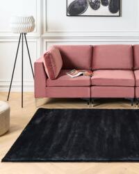 MAXISHOP Italia Collection Covor din blana sintetica MIRPUR Negru 160 x 230 cm Covor