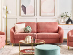 MAXISHOP Italia Collection Canapea cu 3 locuri TROSA Roz Canapea