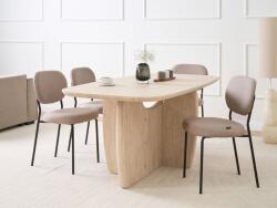 MAXISHOP Italia Collection Masa de dining TRAVERS Aspect travertin 180 cm 90 cm