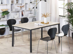MAXISHOP Italia Collection Masa de dining HOCKLEY Maro deschis 150 cm 90 cm