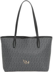 Byblos Notredame Geantă Dama Shopper Piele Întoarsă Neagră BYBS64A01 (BYBS64A01)