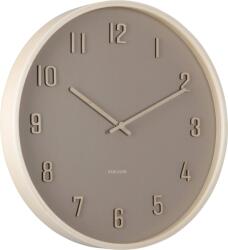 Karlsson Ceas de perete Nervadura, 40, 8 cm, maro deschis (KA6117BR)