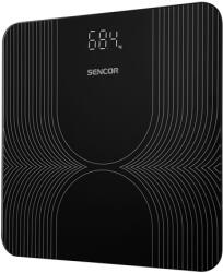  Cantar digital de persoane Sencor, sticla securizata 5 mm, 180 kg, negru (S-SBS2476BK) Cantar baie
