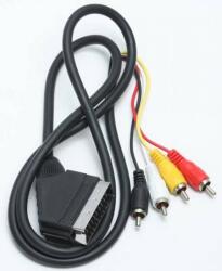 Cable Scart към rca чинчове tv