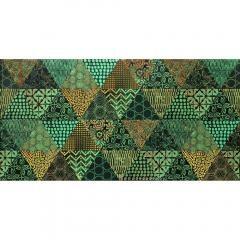 Tubadzin Margot green geo 30, 8x60, 8 Dekor