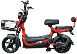  KUGE Elektromos Roller, Saige, Engedély Nélküli, 500W Motor, 48V20Ah Akkumulátor, 60km Hatótáv, 153x40x85 cm, Maximális Sebesség 25km/h, Piros