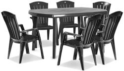 Keter Eltorini 6+1 szett grafit színben 221063_220575_6