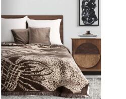  Pamut-akril kétoldalas takaró Barna 220x240 cm
