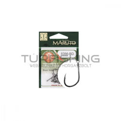 Maruto Horog 8356-bd Carp Hooks Barbed Forged Straight Eye Hc Black Nickel 4 (43205004)