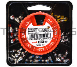 Carp Expert Small Betétes Cseppólom Készlet 0, 5-2, 5g Natur 115g (54105153)