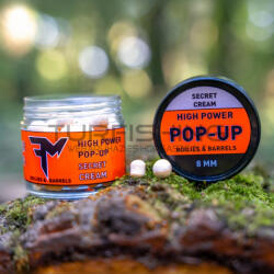 Feedermánia Fm High Power Pop-up Boilies & Barrels 8 Mm Secret Cream (f0974037)