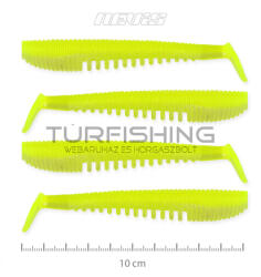 NEVIS Impulse Shad 10cm 4db/cs FluoZöld (9721-144)