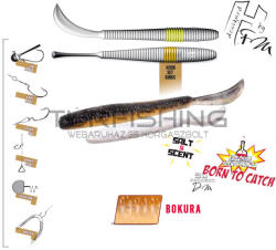 Herakles LEFTAIL WORM 3.4" 8.6cm Bokura (ARHKLWS60) - turfishing