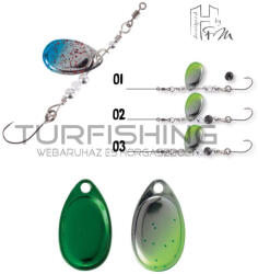 Herakles KÖRFORGÓ CLEVER SPIN 1.5gr Chartreuse Impact (ARHKCLE34) - turfishing