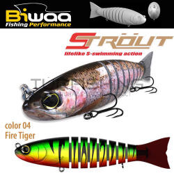 Biwaa SWIMBAIT STROUT 5.5" 14cm 29gr 04 Fire Tiger (B000283) - turfishing