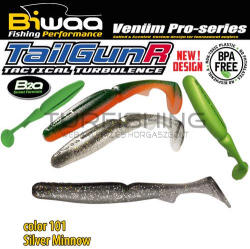 Biwaa TAILGUNR 5.5" 14cm 101 Silver Minnow (B001459) - turfishing