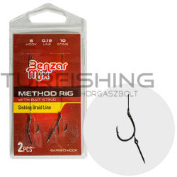 EnergoTeam Benzar Method Kötött Horog 12 Fonott Zsinóron 7mm Csali Tüskével (42877012) - turfishing