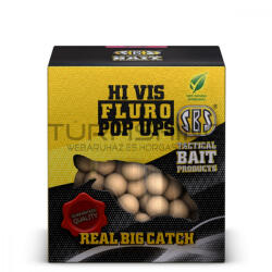 SBS Fluro Pop Ups Peach 100 Gm 10-14mm (sbs30067) - turfishing