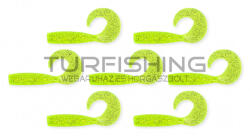 NEVIS Twister 6cm 7db/cs fluo zöld flitter (9722-610)