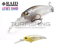 Raid Japan RAID LEVEL SHAD 50.3mm 4.3gr Su 013 Shirauo (RAID34107) - turfishing