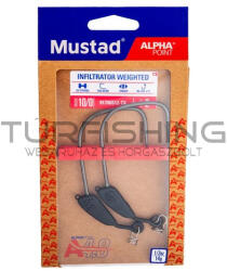 Mustad Infiltrator Weighted, 4/0, 3g 3db/csomag (m4340400)