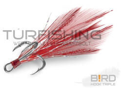 Delphin B! RD Hook TRIPLE / 3db piros tollak #8 (101003095)