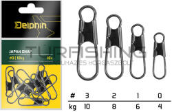 Delphin Japan snap kapocs / 10db #2/8kg (101003557)
