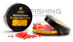 SBS Method Feeder Fluro Pellets Red 3 Mm 30g (sbs50201) - turfishing