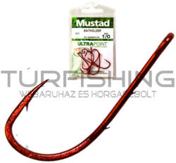 Mustad Red Baitholder Hook 6 14db/csomag (m4187006)