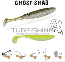 Herakles GHOST SHAD 5cm CHARTREUSE IMPACT (ARHKBA06) - turfishing