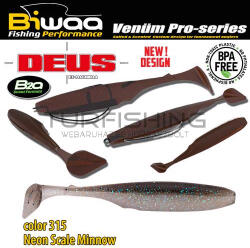 Biwaa DEUS 5" 13cm 315 Neon Scale Minnow (B001230) - turfishing