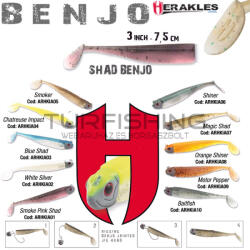 Herakles BENJO SHAD 3" 7.5cm SMOKER (ARHKIA05) - turfishing
