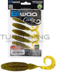 Biwaa TAILGUNR CURLY 2.5" 6.3cm 004 Watermelon Red (B002060) - turfishing