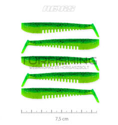 NEVIS Impulse Shad 7.5cm 5db/cs Zöld Flitter (9721-843)