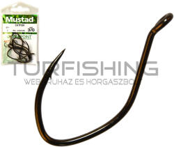 Mustad Ultra Np Single Catfish, Black Nickel 6/0 6db/csomag (m4144600)