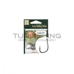 Maruto Horog 8366bl Carp Hooks Barbless Straight Eye Forged Reversed Ringed Hc Black Nickel 4 (43206004)
