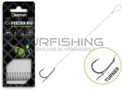 Delphin Fluoro Sting Feeder Rig / 10db 8cm/0, 26mm/Turner #6 (101005849)